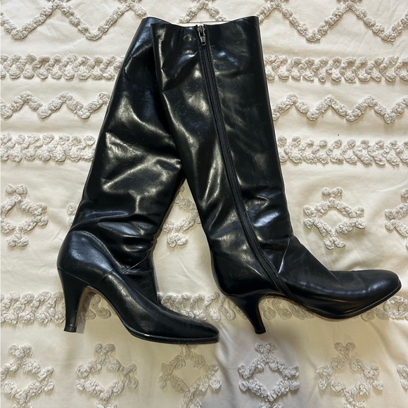 Guarro women’s knee high heels boots vintage 70s 80s size 36 - Picture 1 of 7